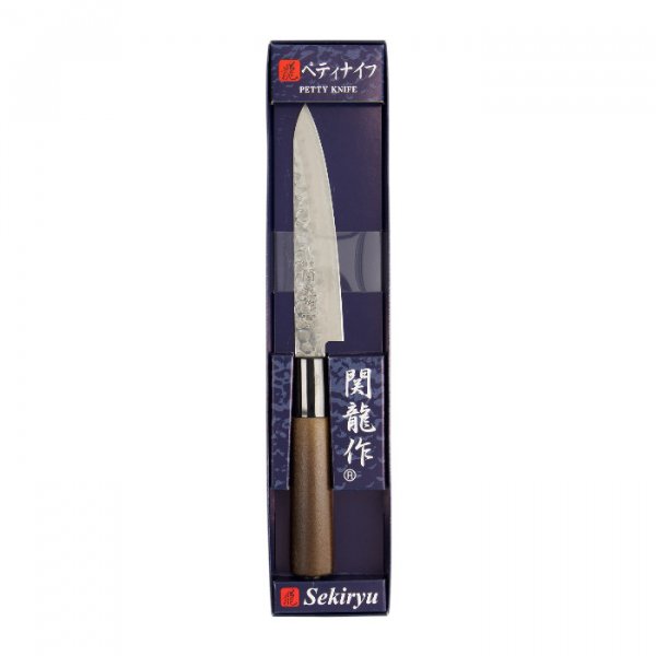 Stainless Steel Cooking Knife Petty  (Vegetable knife) 120mm Hammered Style  at g-HoReCa (picture 5 of 5)