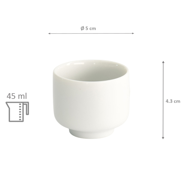 TDS, Sake Cup, Original Tasting Cup Kiki, 5x4.3cm, 45ml, Item.-Nr.16790