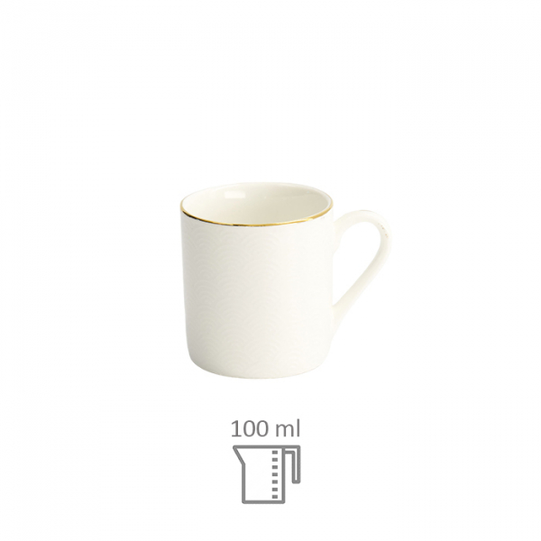 TDS, Mug, Nippon White, Waves, 100 ml, Item No. 16813