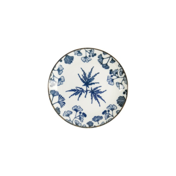 Teller Flora Japonica Maple Blau/Weiß, Porzellan, Ø 16 × 2 cm, Art.-Nr. 16850