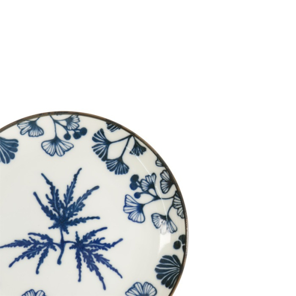 Teller Flora Japonica Maple Blau/Weiß, Porzellan, Ø 16 × 2 cm, Art.-Nr. 16850