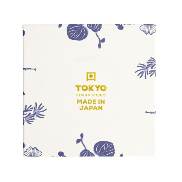 Plate Set Flora Japonica Blue/White in a gift box, 4 pcs., Porcelain, Ø 16 × 2 cm, Item No. 16851