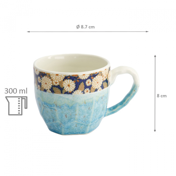 4 pcs Mug Set with saucers at g-HoReCa (picture 6 of 6)