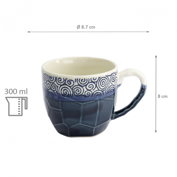 4 pcs Mug Set with saucers at g-HoReCa (picture 6 of 6)