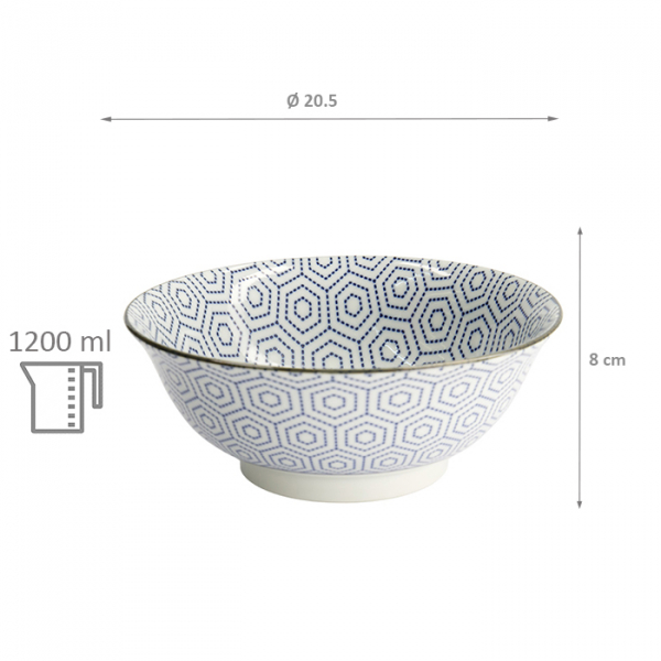 TDS, Rice Bowl, Kotobuki, Mixed Bowl, Ø 20.3 x 8 cm - Item no: 16871