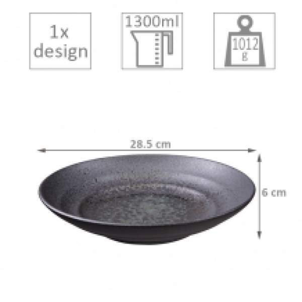 TDS, Plate, Mino Yaki, Ø 28.5x6cm, Item No. 16878