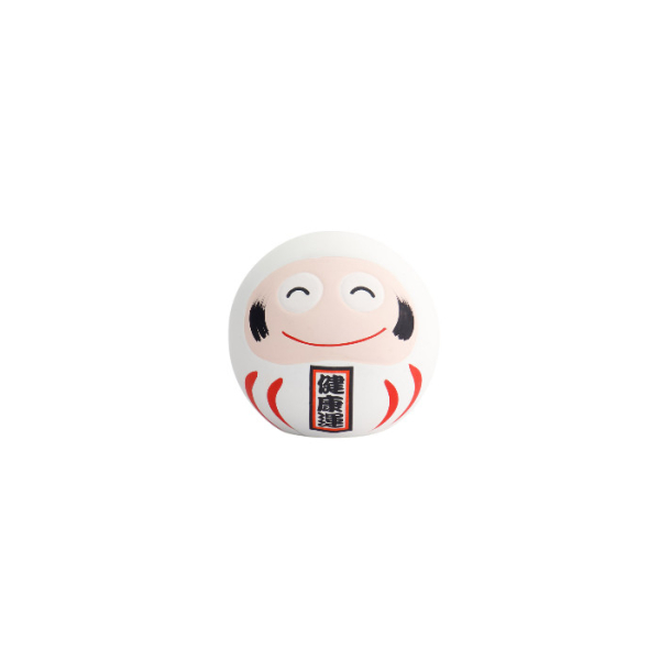 TDS, Glücksbringer / Lucky Charm Daruma, Dekoration, Weiß, Ø 6x6x6cm - Art Nr: 16913