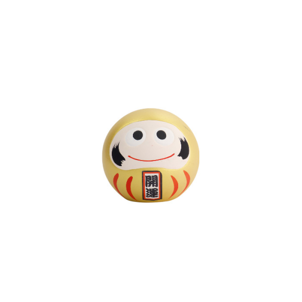 TDS, Lucky Charm Daruma, Decoration, Gold, Ø 6x6x6cm - Item No.16917