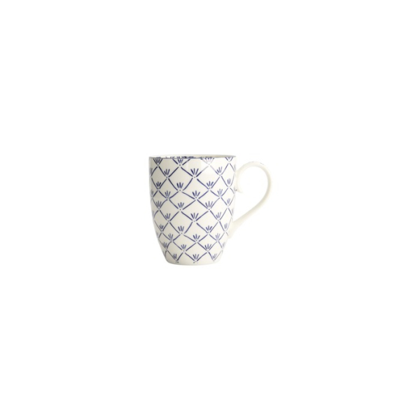 Mug Flora Japonica Maple Blue, Porcelain, Ø 8.5 × 10.2 cm, 380 ml, Item No. 16972