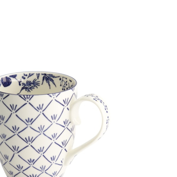 Mug Flora Japonica Maple Blue, Porcelain, Ø 8.5 × 10.2 cm, 380 ml, Item No. 16972