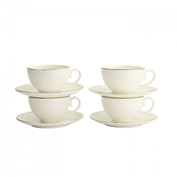 4 pcs Mug Set with saucers at g-HoReCa (picture 13 of 14)