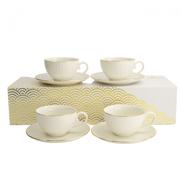 4 pcs Cup Set with saucers at g-HoReCa (picture 12 of 14)