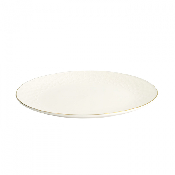 TDS, Plate, Nippon White, Stars, Ø 28.5 cm - Item No. 17159