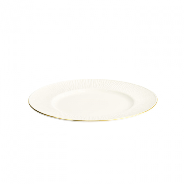 TDS, Plate, Nippon White, Lines, Ø 23 cm - Item No. 17284