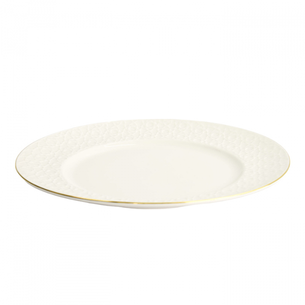 TDS, Plate, Nippon White, Stripes, Ø 29.5 cm - Item No. 17293