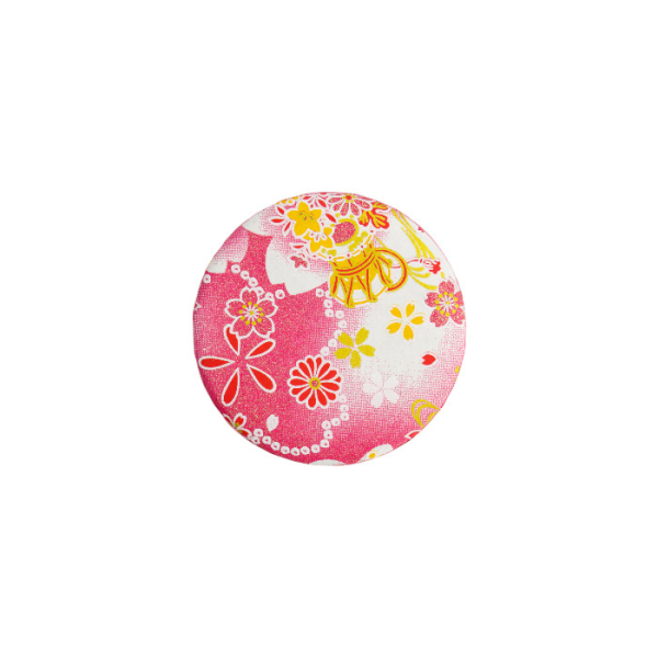 TDS, Tea Container S.S., 7.4x15.5cm, 200gr, Pink Flower, item No.: 17320