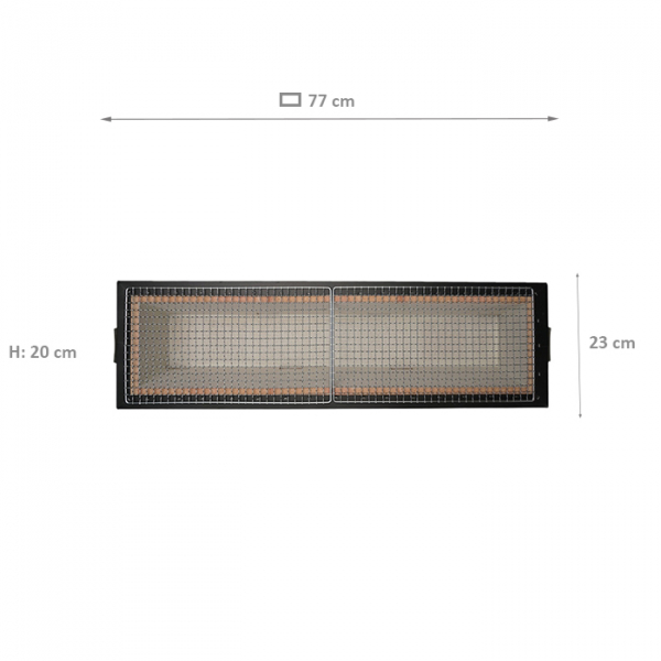 Konro Grill Diatomite incl. accessories at g-HoReCa (picture 6 of 9)