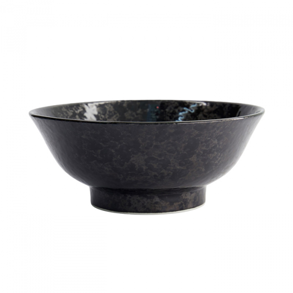 TDS, Ramen Bowl, Mixed Bowls, Masamura Seikaiha Black, Ø 21.3 x 8.7 cm 1250 ml - Item No. 17437