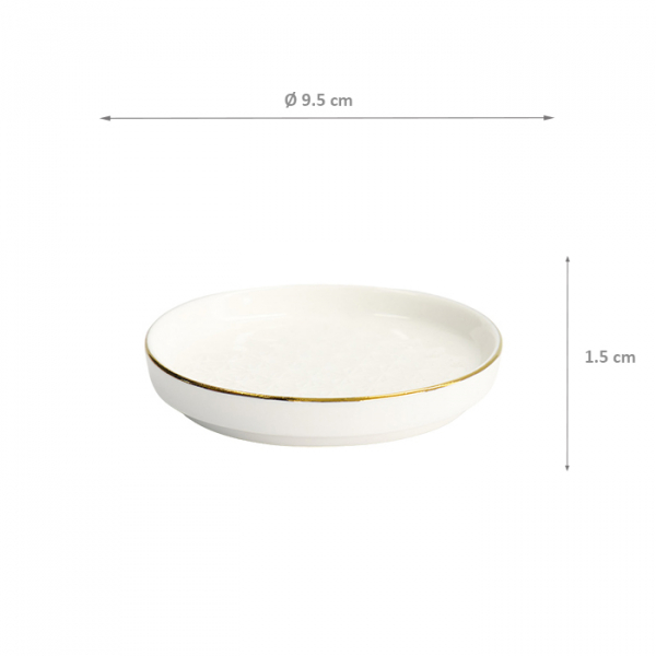 TDS, Tea Saucer, Nippon White, Stars, Ø 9.5 x 1.5 cm - Item No. 17709