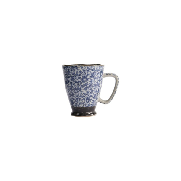Mug Fan Blue/Grey, Stoneware, Ø 9 × 11 cm, 400 ml, Item No. 17724