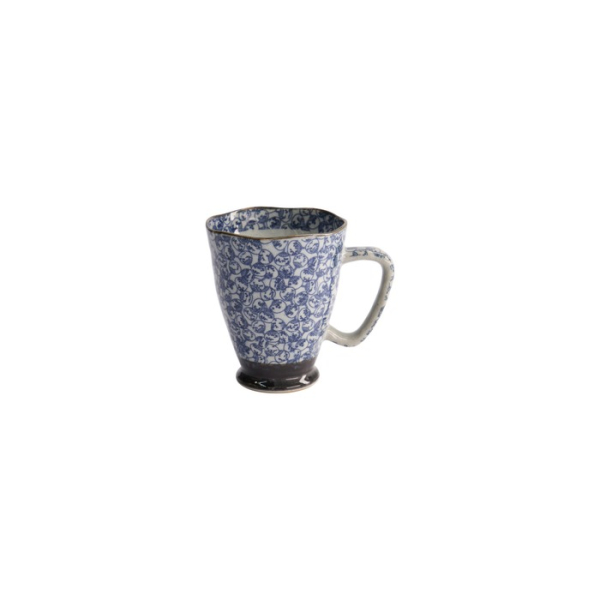 Mug Fan Blue/Grey, Stoneware, Ø 9 × 11 cm, 400 ml, Item No. 17724
