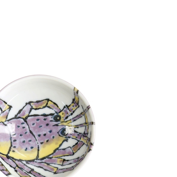 Sauce Bowl Seafood Lobster Purple, Porcelain, Ø 9.5 × 3 cm, 150 ml, Item No. 17777