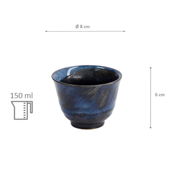 TDS, Cup, Namako Sazanami, Ø 8 x 6 cm, Item No. 17812