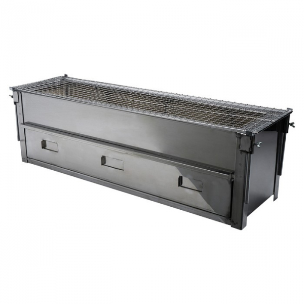 Konro Yakitori-Grill aus Edelstahl mit Netz und Eisenstange bei g-HoReCa (Bild 1 von 6)