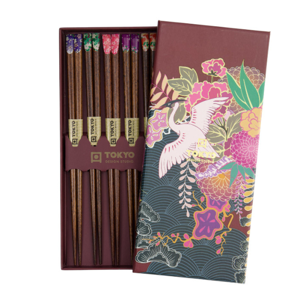 Japan Flower Chopstick Set at g-HoReCa