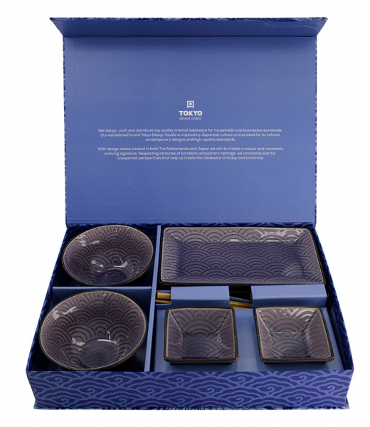 Glassy Blue Sushi Set bei g-HoReCa (Bild 1 von 7)