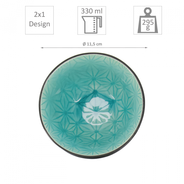 Glassy Turquoise Sushi Set bei g-HoReCa (Bild 5 von 7)