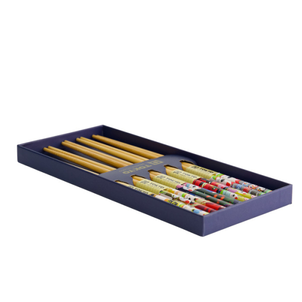 TDS, Chopstick Set, Lucky and Koinobori, 5 pair, 22,5 cm, Item No. 17946