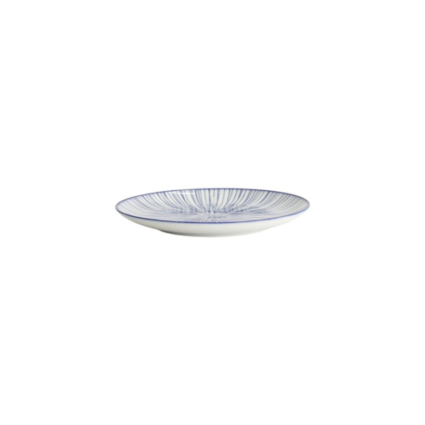 Plate Nippon Blue Lines Blue/White, Porcelain, Ø 16 × 2 cm, Item No. 17952