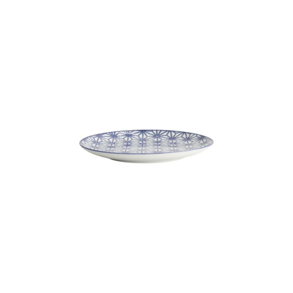 Plate Nippon Blue Stars Blue/White, Porcelain, Ø 16 × 2 cm, Item No. 17972