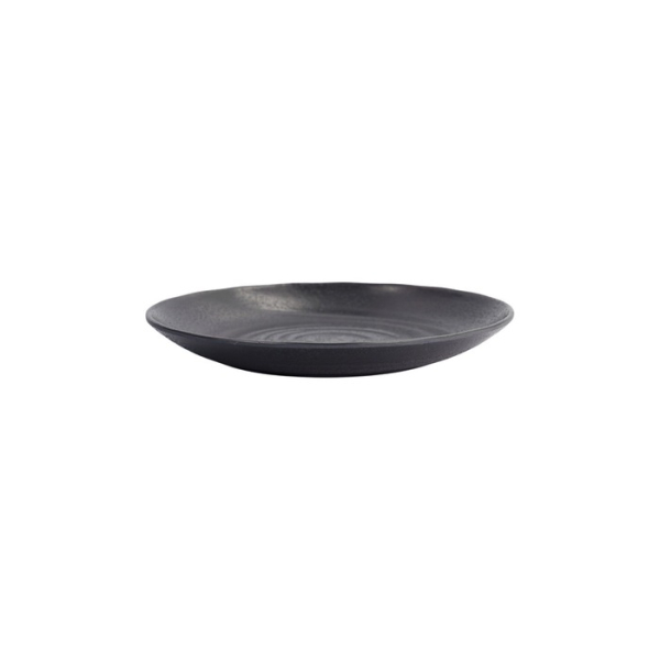 Plate Zen Black, Melamine, Ø 19.5 × 2.8 cm, Item No. 18232