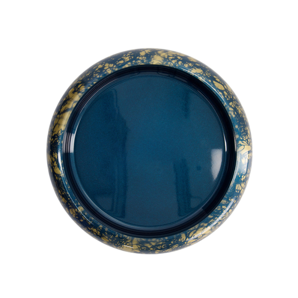 TDS, Sushi Oke, Brush, Outer 27,5x6,2cm Innen 22,2x4,3cm, Blau/Gold - Art Nr. 18314