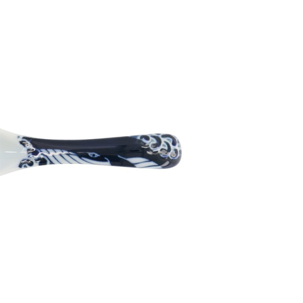 Renge Spoon Kawaii Whale Blue/White, Porcelain, 18 cm, Item No. 18332
