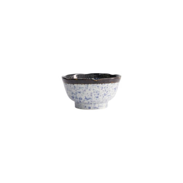 TDS, Bowl Aisai Seigaiha Blue, Stoneware, Ø 11.4 × 6 cm, 300 ml, Item No. 18575