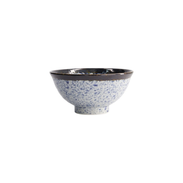 Reisschale Aisai Seigaiha Blau, Steinzeug, Ø 16 × 8 cm, 600 ml, Art.-Nr. 18576
