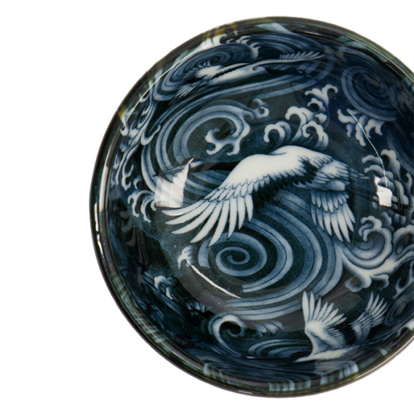 TDS, Japonism, Sauce Bowl, Darkgrey, Ø 8.7 x 3.7 cm, 95 ml, Crane - Item No. 18697