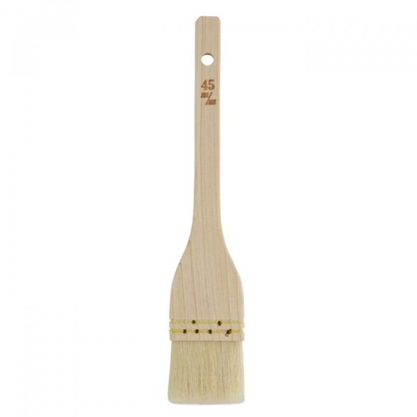 Kitchen Wooden Sauce Brush (goat hair) at g-HoReCa 