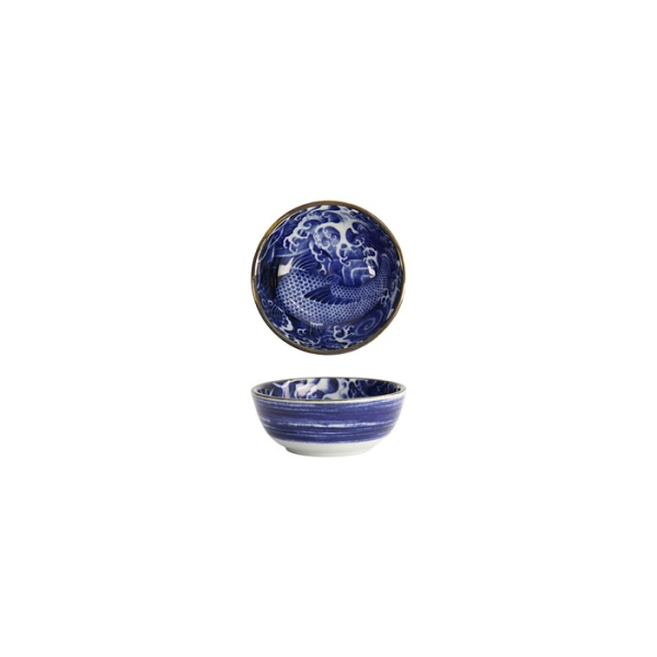 Tokyo Design Studio Saucenschale Japonism Carp Blau, Porzellan, Ø 8,7 × 3,7 cm