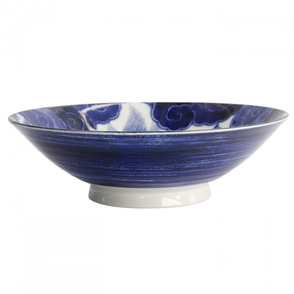 TDS, Japonism, Bowl, Blue, Ø 25.2 x 7.7 cm, Lion - Item No: 18766