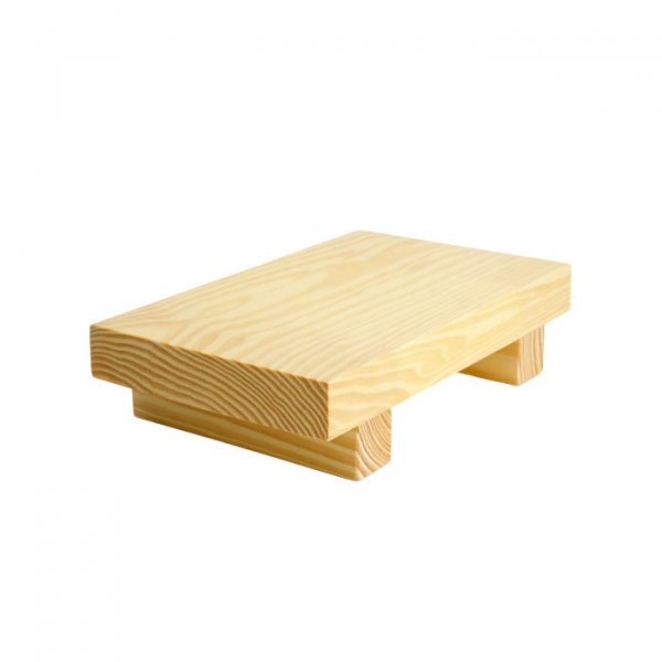 TDS, Wooden Sushi Geta, High Model, Kitchenware, 24 x 15 x 6 cm, Item No. 18836