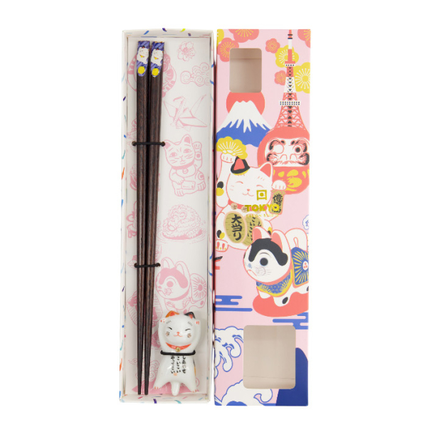 Giftset Chopsticks including Rest at g-HoReCa (picture 1 of 6)