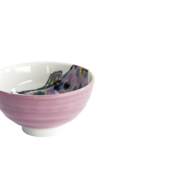 Bowl Seafood Blowfish Fugu Purple, Porcelain, Ø 11.2 × 6.2 cm, 300 ml, Item No. 18882