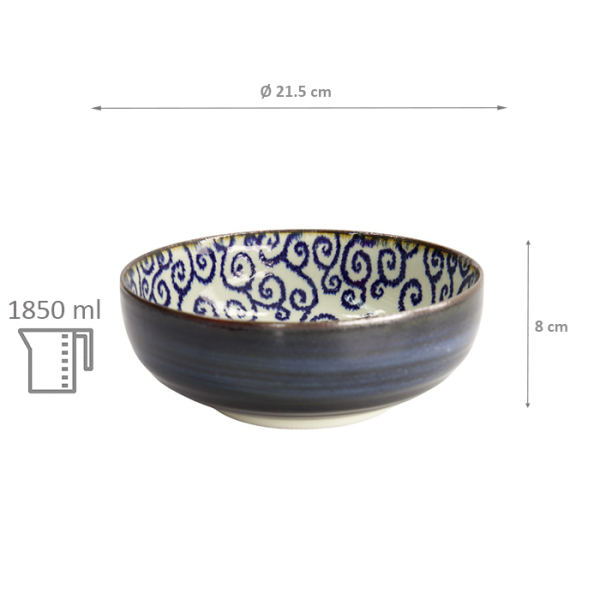 TDS, Schale, Ten Karakusa, Ø 21,5cm, Art.-Nr. 18909