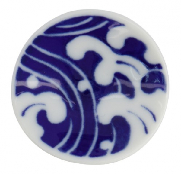 Ø 4.5x4.5x1.5cm Essstäbchenablage,Shiranami Whitecaps-Essstäbchenablage bei g-HoReCa (Bild 2 von 3)