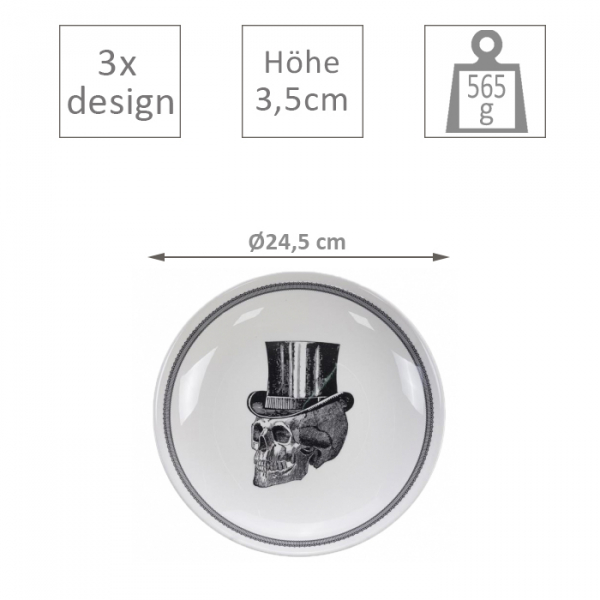 Skull Design Plate at g-HoReCa (picture 5 of 5)