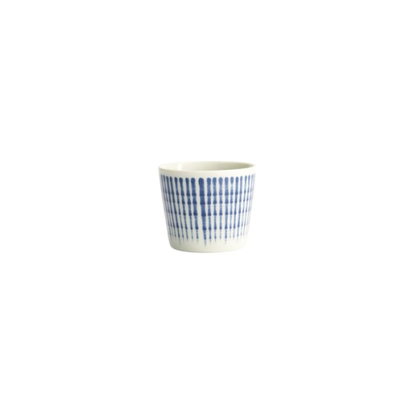 Soba-Tasse Shin Tokusa Blau/Weiß, Porzellan, Ø 8,2 × 6,7 cm, 180 ml, Art.-Nr. 20241